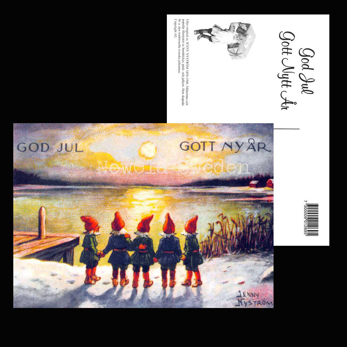 GOD JUL & GOTT NYÅR - Jenny Nyström - 850 - 3