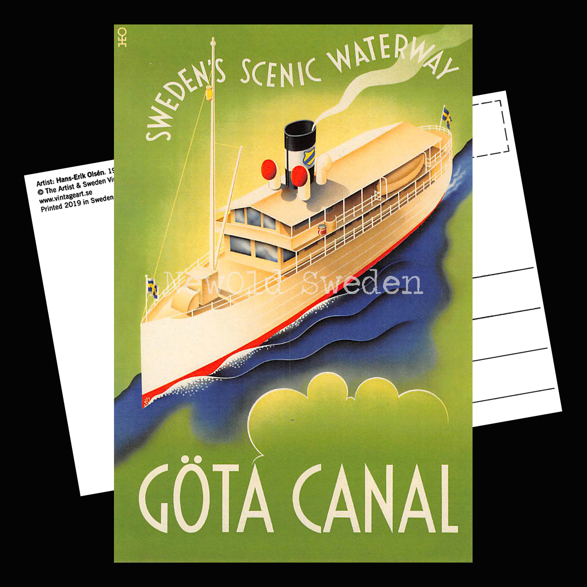 Göta Canal Sweden 1936 Göta Kanal - 3