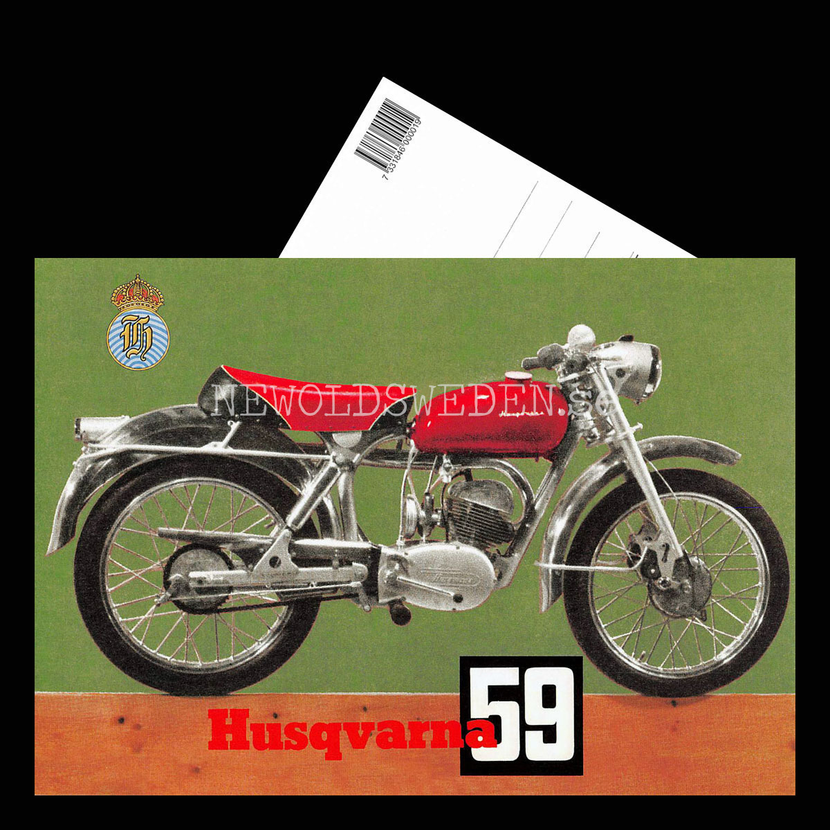 HUSQVARNA 59 Sliverpilen - Vykort A5 - 3
