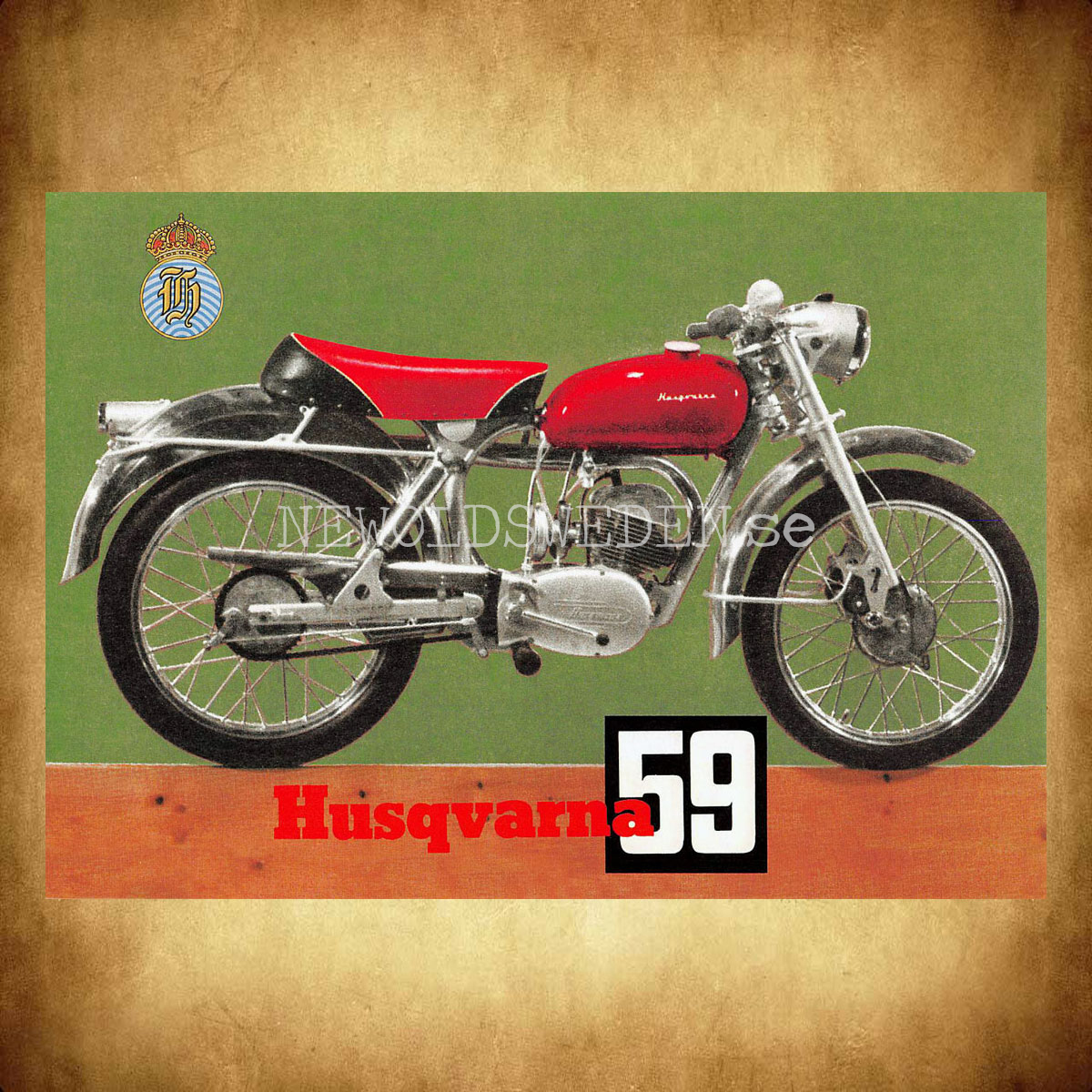 HUSQVARNA 59 Sliverpilen - Vykort A5 - 2