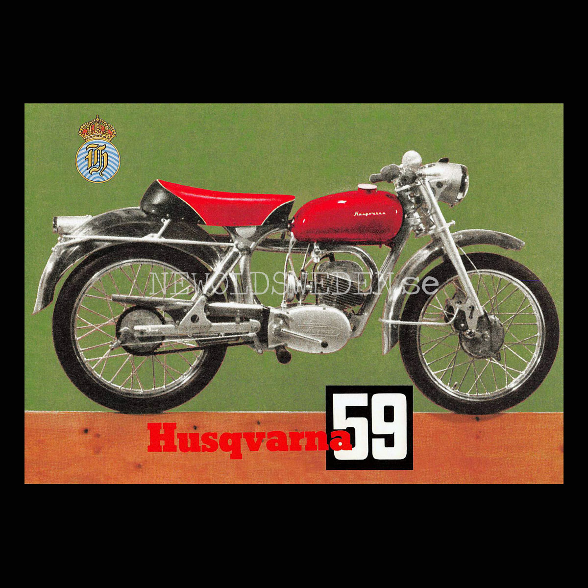 HUSQVARNA 59 Sliverpilen - Vykort A5
