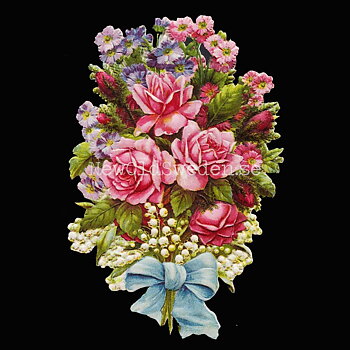 Bunch of Roses 11x16.5 cm - Bokmärke © Ernst Freihoff 5002