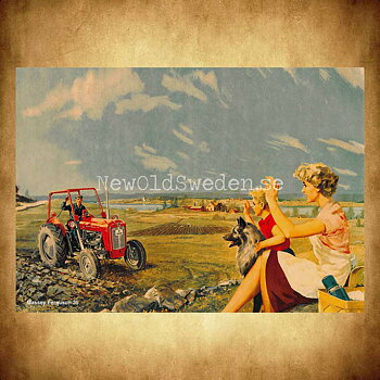 Massey Ferguson 35 MF - Vykort A5
