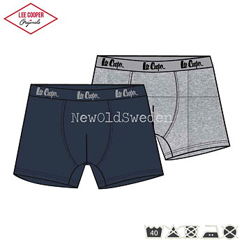 Boxershorts 2-pack - Stl. XL - Marin & Grå - Lee Cooper Originals - 8000
