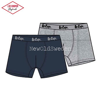 Boxershorts 2-pack - Stl. XL - Marin & Grå - Lee Cooper Originals - 8000