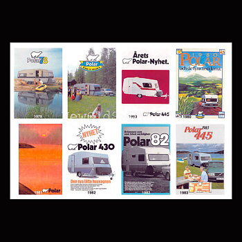POLARVAGNEN 1978-1983 - Vykort 2 av 8 -  A5