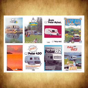 POLARVAGNEN 1978-1983 - Vykort 2 av 8 -  A5