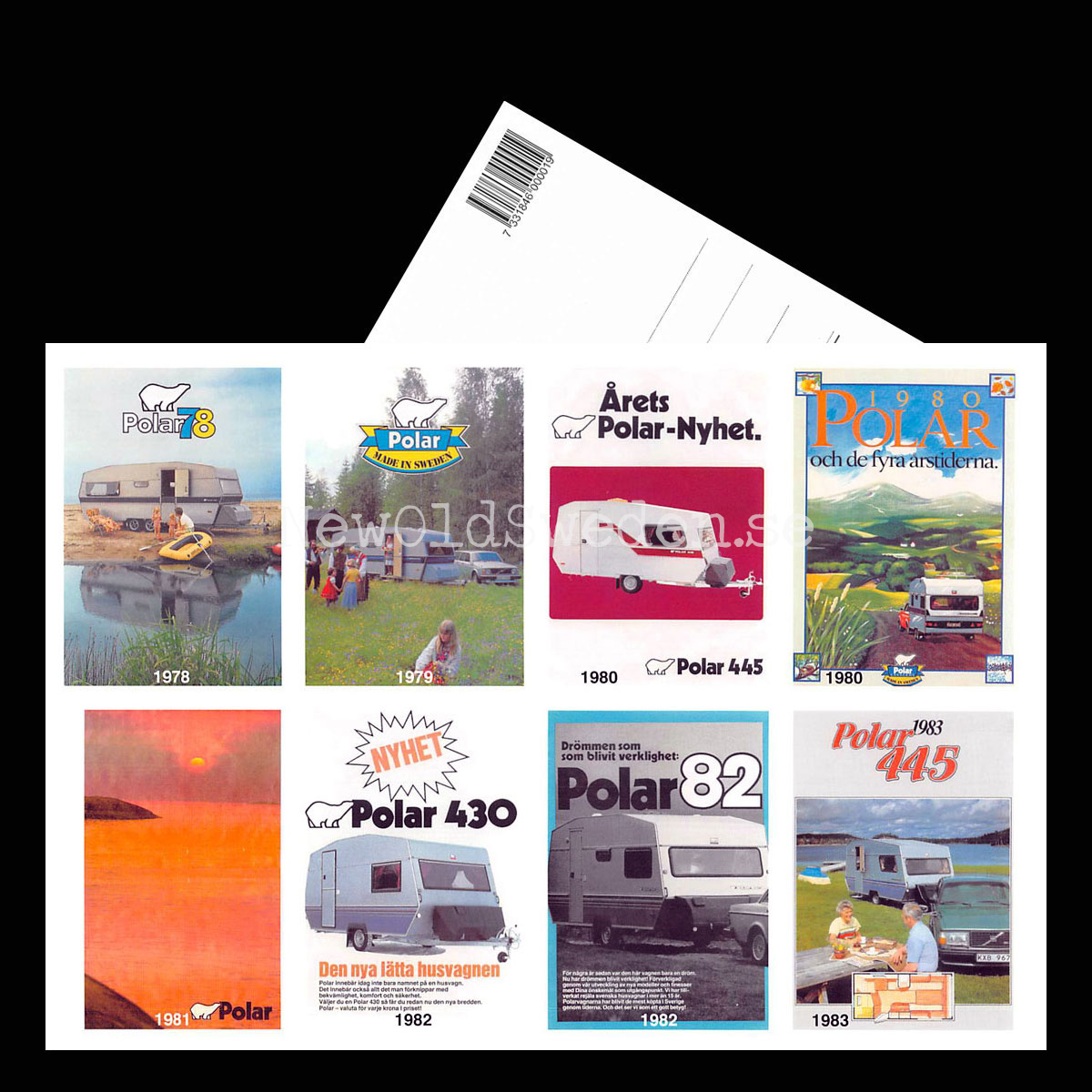 POLARVAGNEN 1978-1983 - Vykort 2 av 8 -  A5 - 3