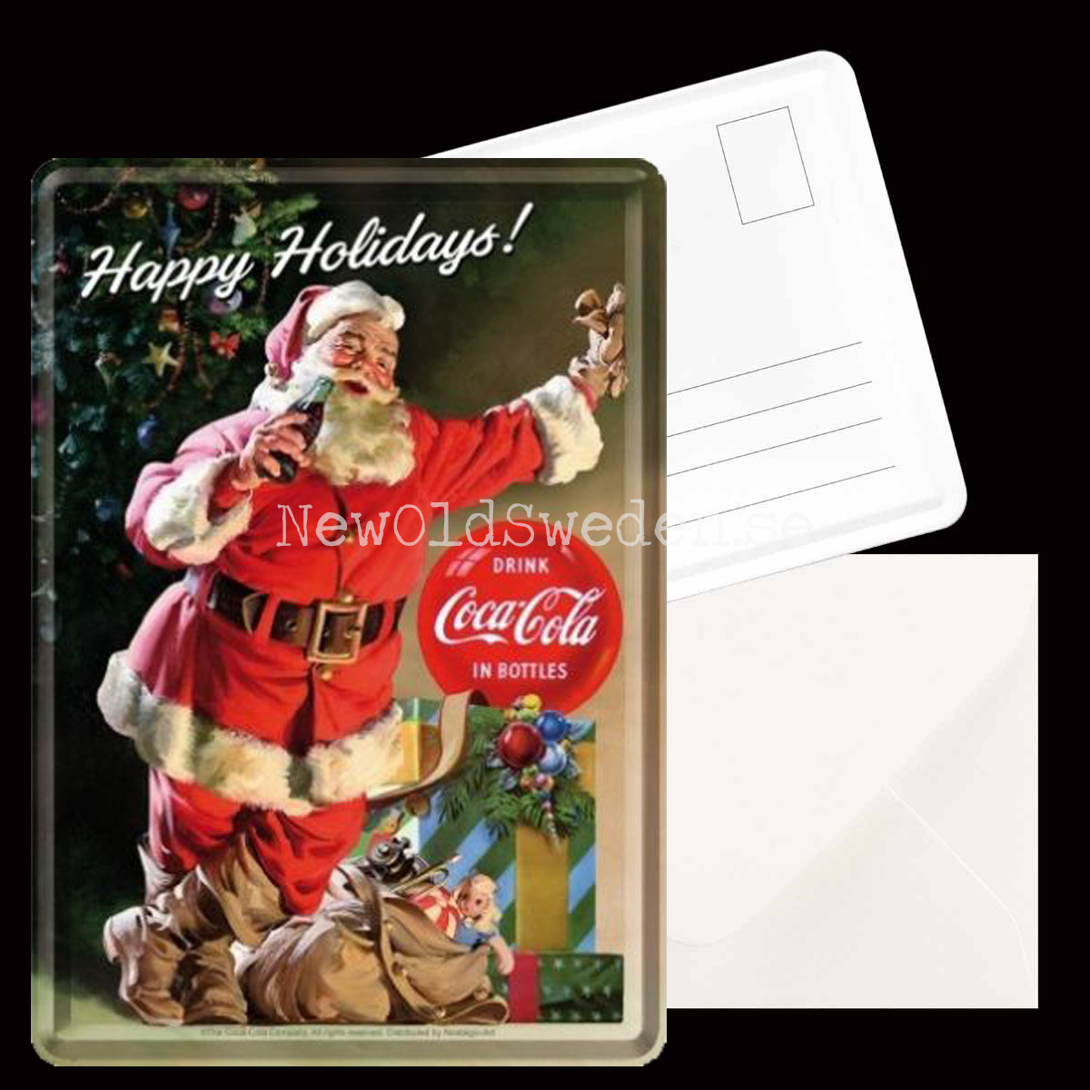 Happy Holidays ! Coca Cola - METAL CARD T4 - 8