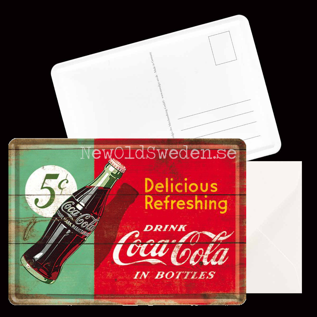 Delicious Refreshing Coca Cola - METAL CARD T4 - 8