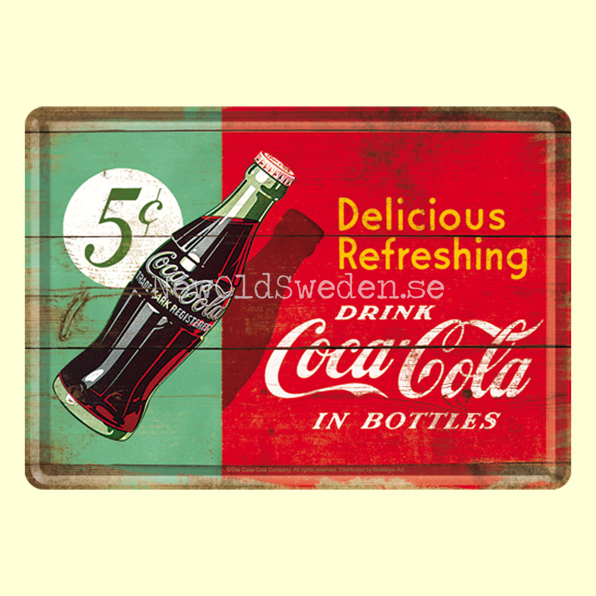 Delicious Refreshing Coca Cola - METAL CARD T4 - 3