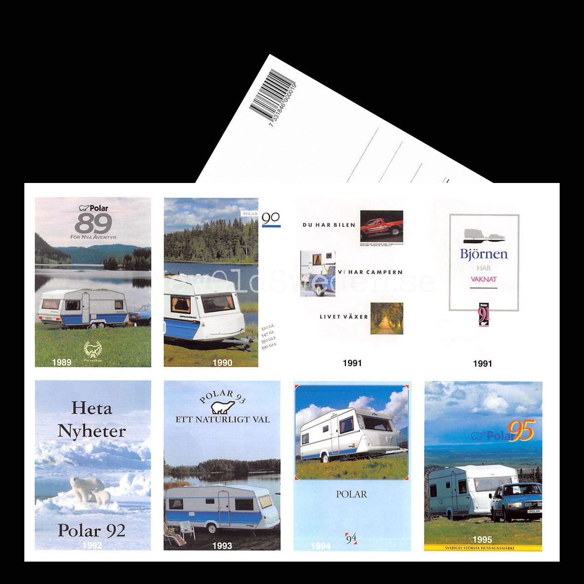 POLARVAGNEN 1989-1995 - Vykort 4 av 8 -  A5 - 3