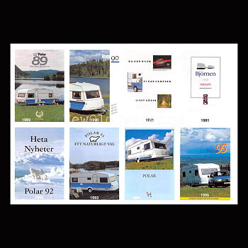 POLARVAGNEN 1989-1995 - Vykort 4 av 8 -  A5