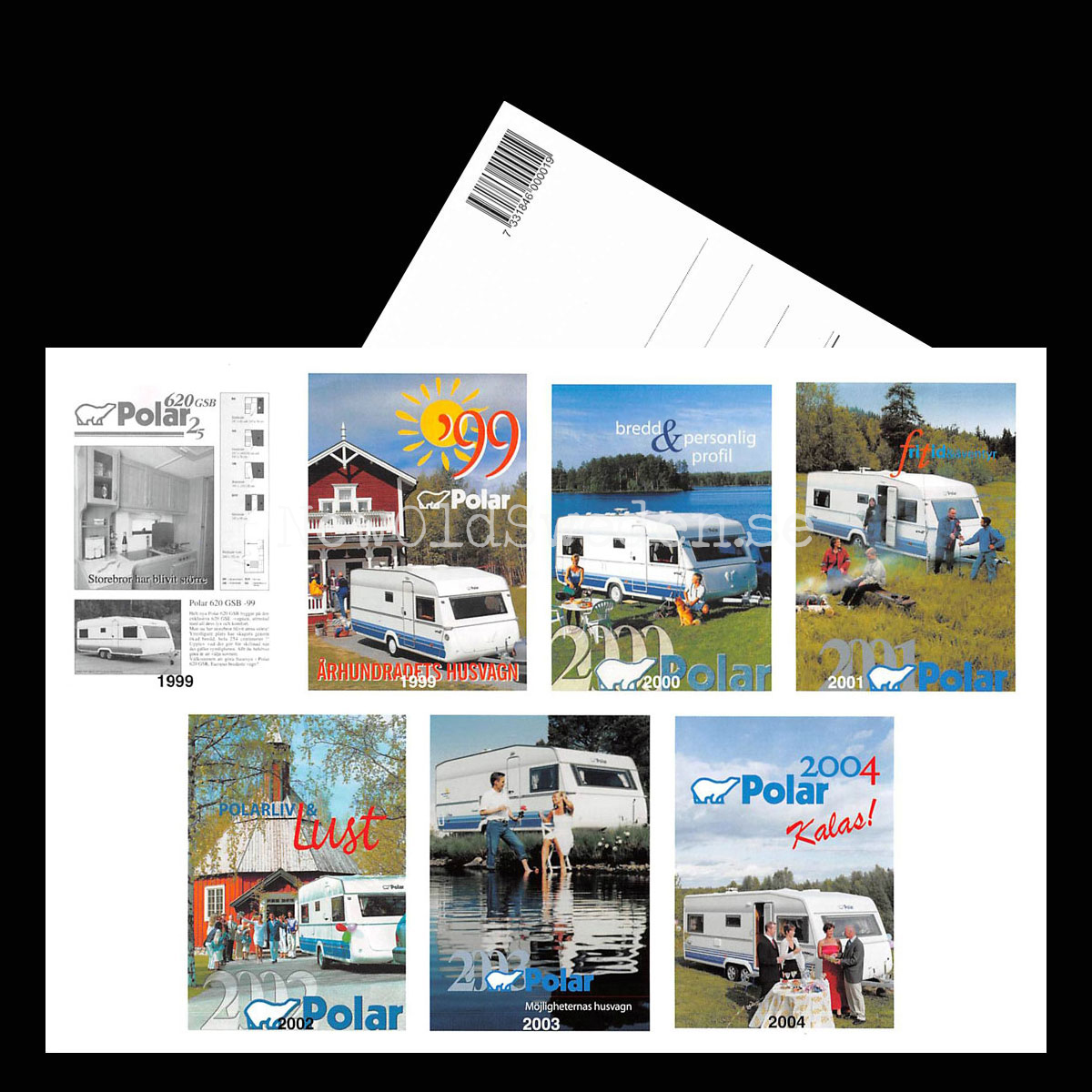 POLARVAGNEN 1999-2004 - Vykort 6 av 8 -  A5 - 3