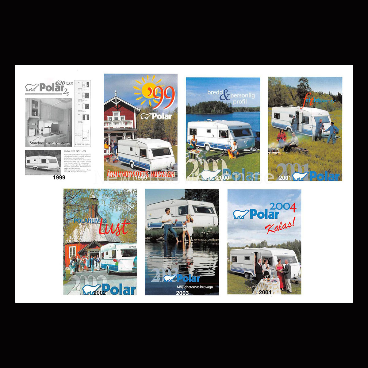 POLARVAGNEN 1999-2004 - Vykort 6 av 8 -  A5