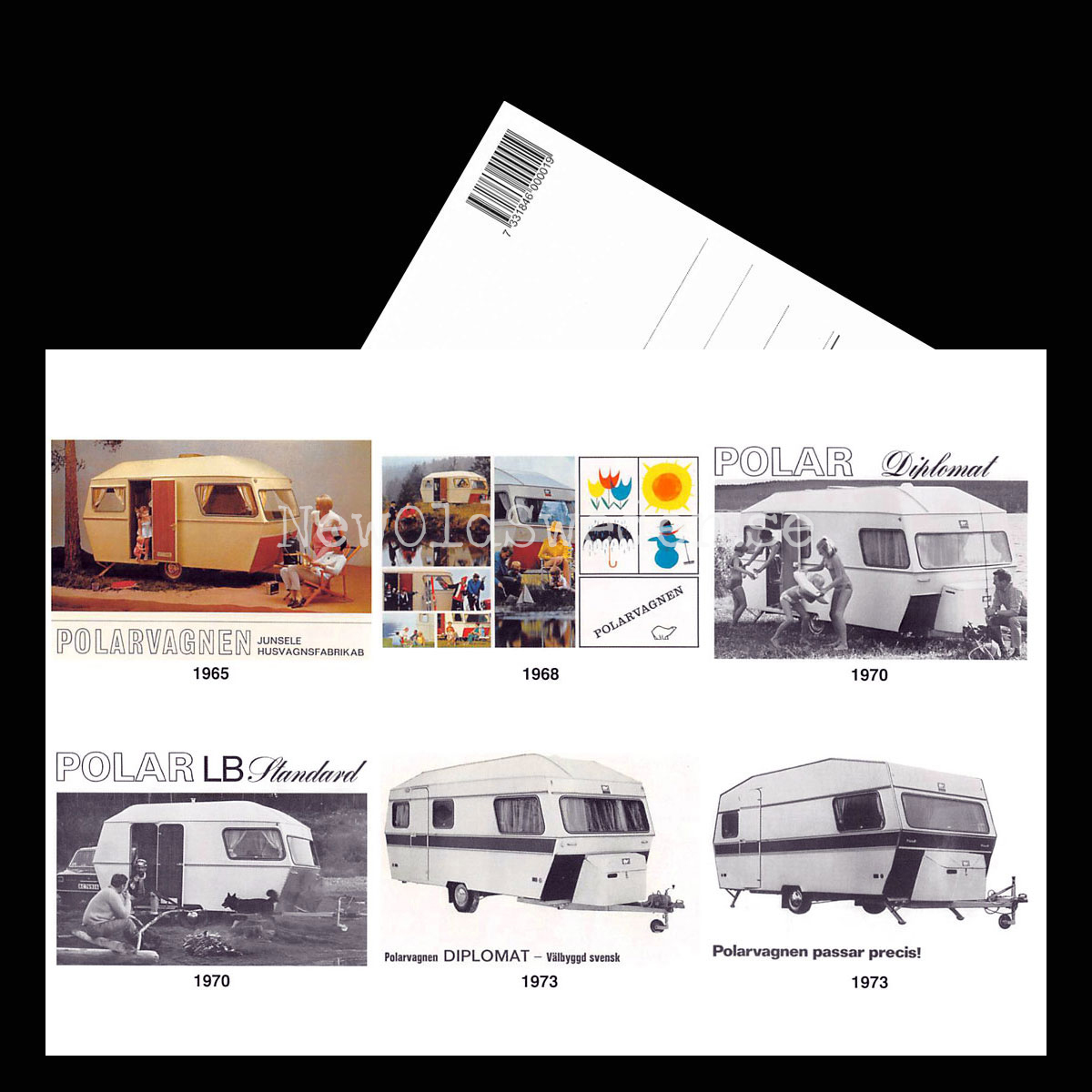 POLARVAGNEN 1965-1973 - Vykort 7 av 8 -  A5 - 3