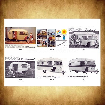 POLARVAGNEN 1965-1973 - Vykort 7 av 8 -  A5