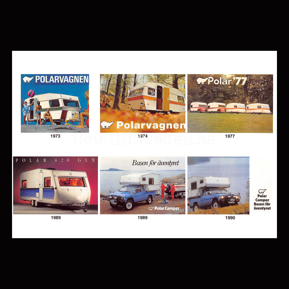 POLARVAGNEN 1973-1990 - Vykort 8 av 8 -  A5