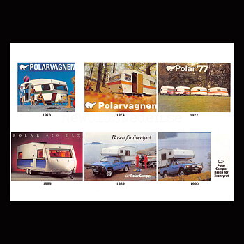 POLARVAGNEN 1973-1990 - Vykort 8 av 8 -  A5