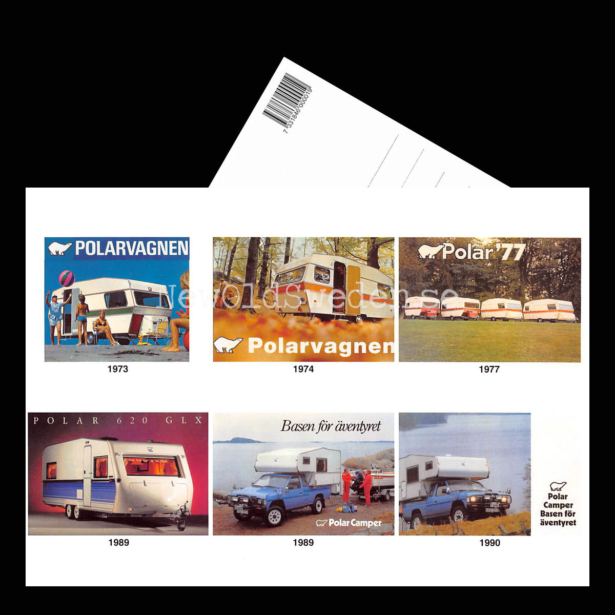 POLARVAGNEN 1973-1990 - Vykort 8 av 8 -  A5 - 3
