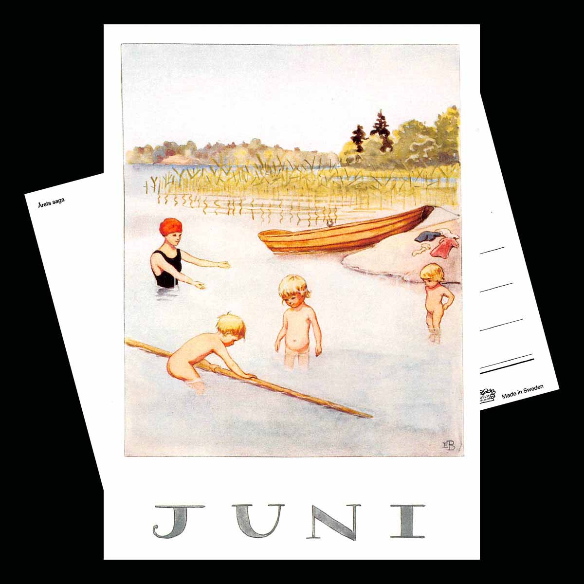 Juni Månadskort Elsa Beskow - Vykort - 1850 - 2