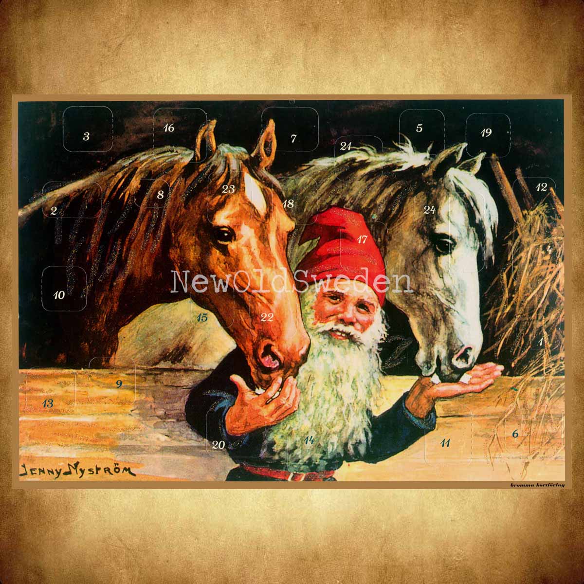 Adventskalender Retro Nostalgi 0-3-3 Jenny Nyström - 2