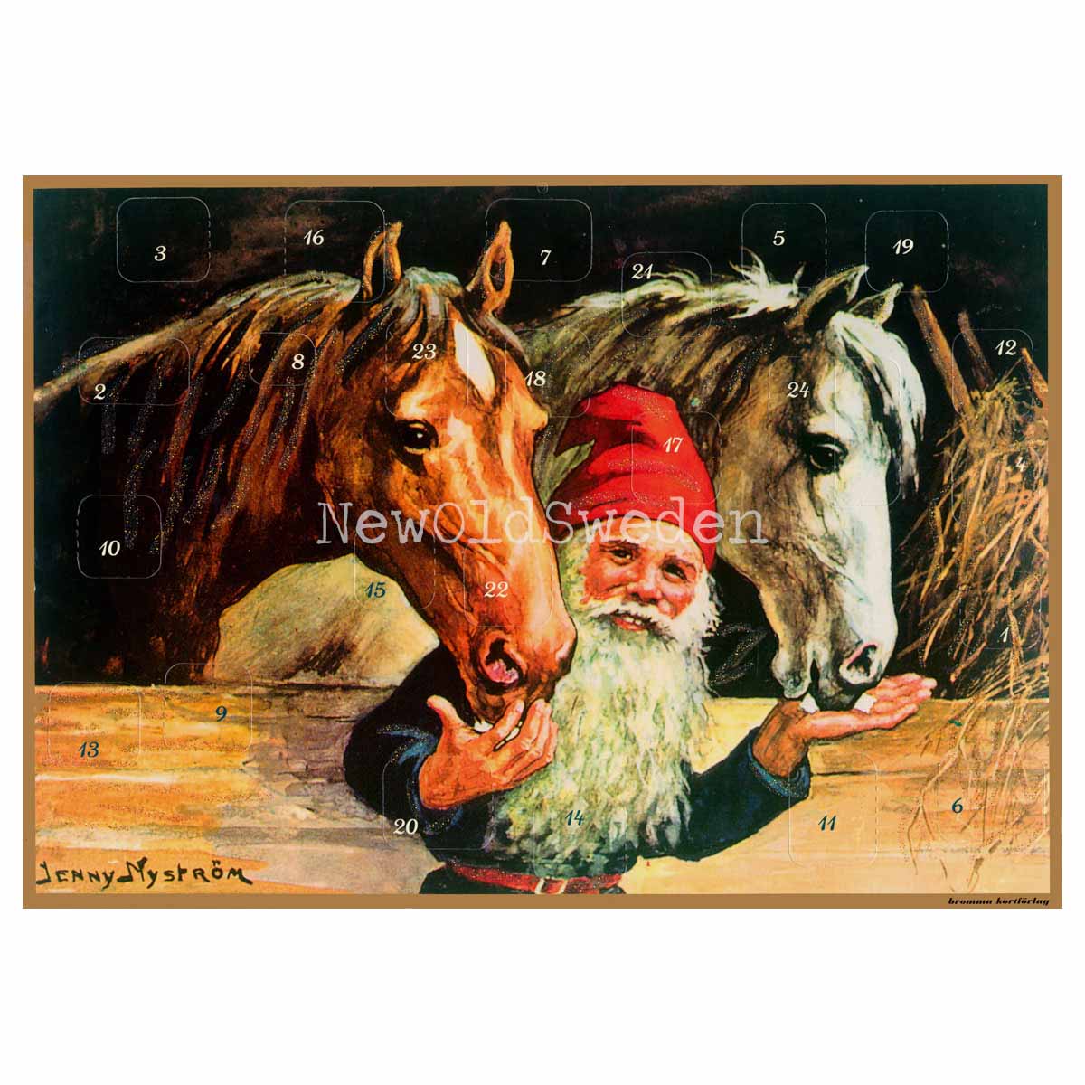Adventskalender Retro Nostalgi 0-3-3 Jenny Nyström - 3