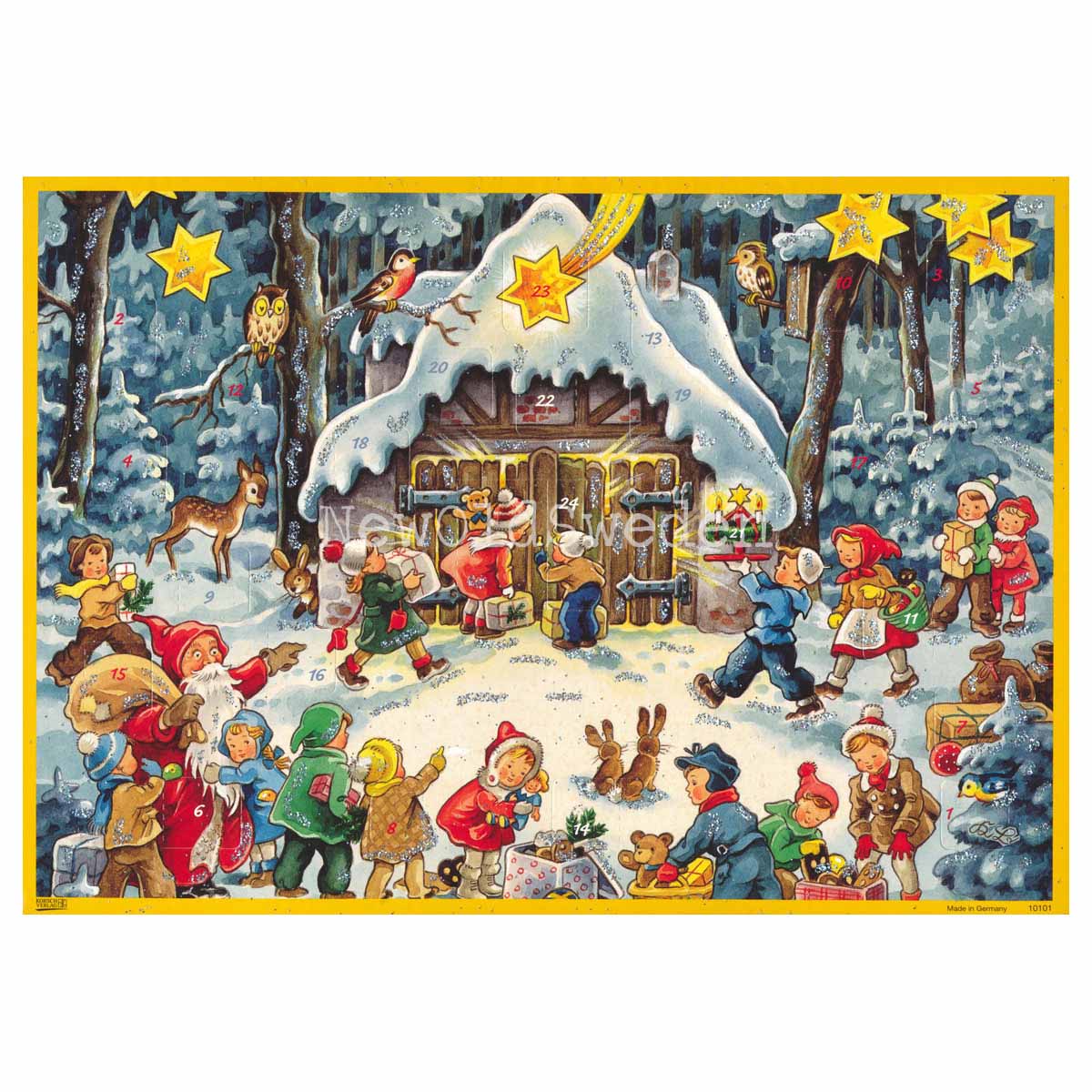 Adventskalender Retro Nostalgi Änglar & Barn 1958 - Kurt Brandes - 4