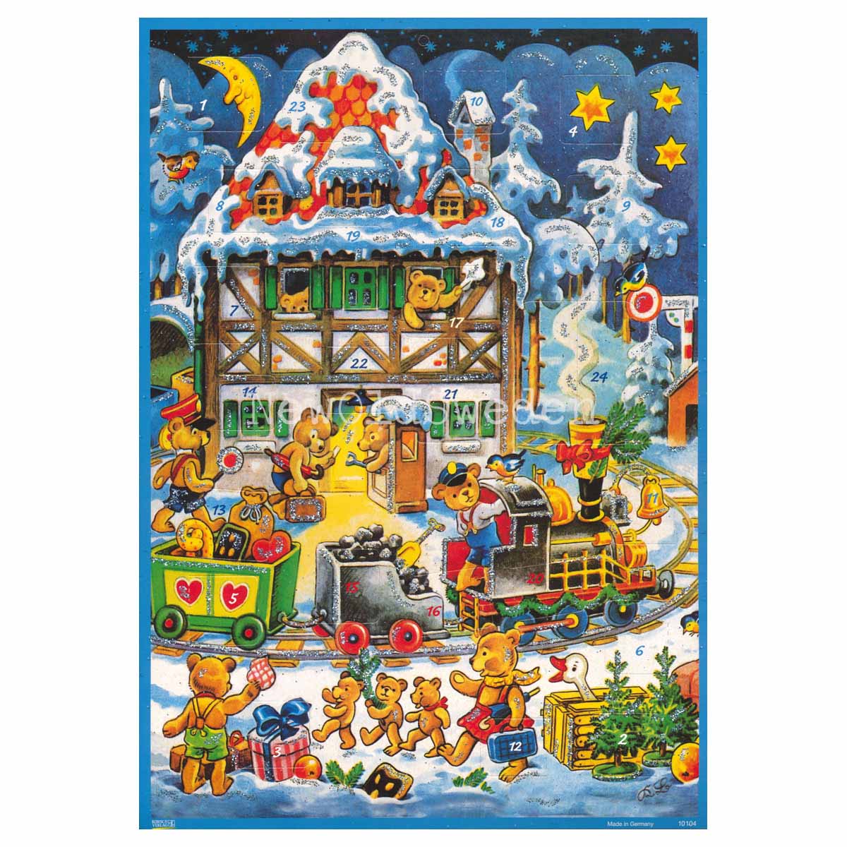 Adventskalender Retro Nostalgi Änglar & Barn 1959 - Kurt Brandes - 4