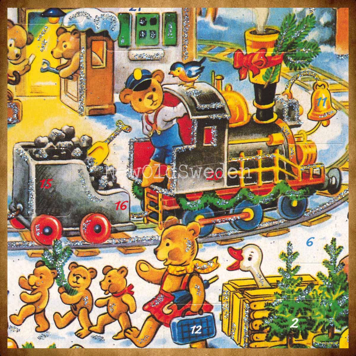 Adventskalender Retro Nostalgi Änglar & Barn 1959 - Kurt Brandes - 2
