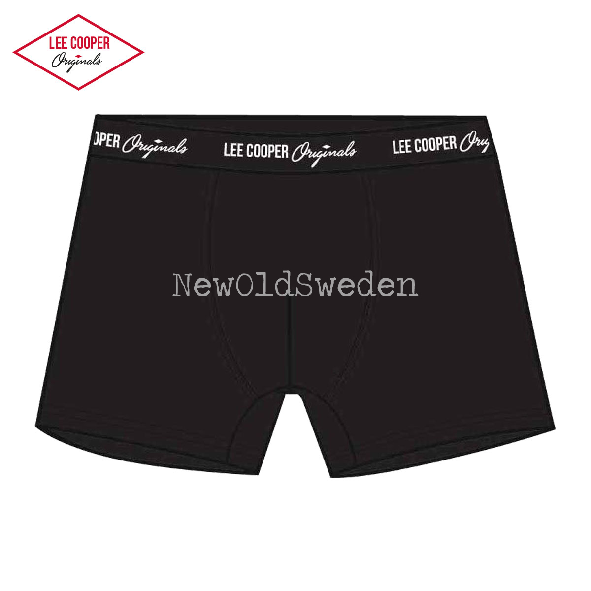 Boxershorts 1-pack - Stl. XL - Svart - Lee Cooper Originals - 1900