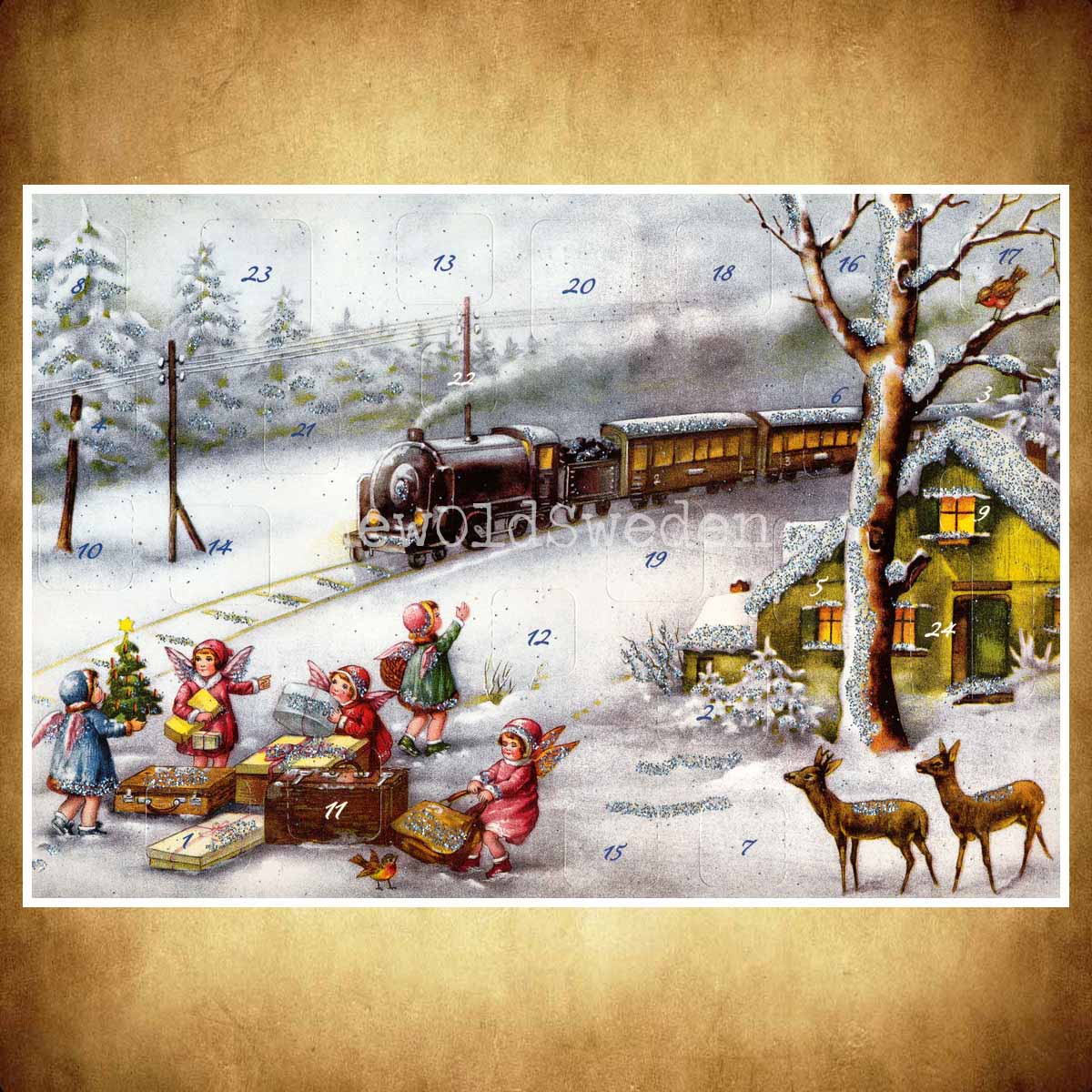 Adventskalender Retro Nostalgi 1 - Änglar - 3