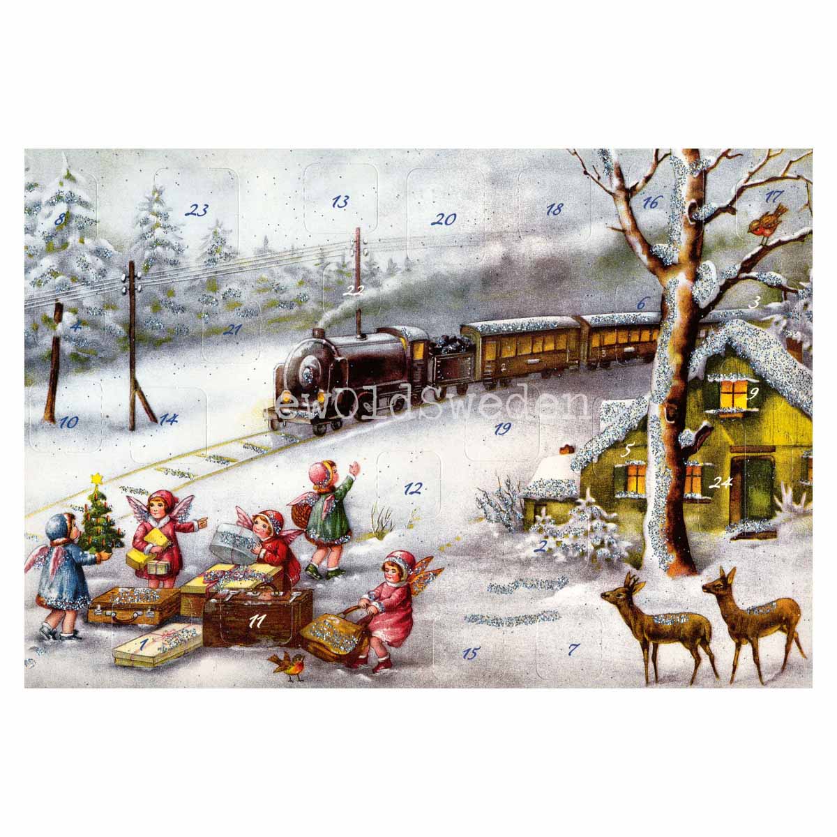 Adventskalender Retro Nostalgi 1 - Änglar - 4