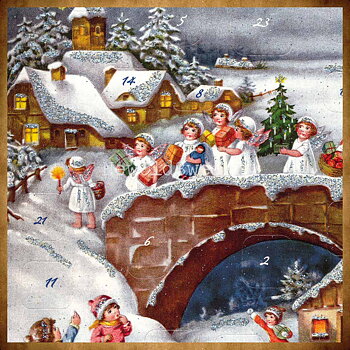 Adventskalender Retro Nostalgi 1 - Änglar