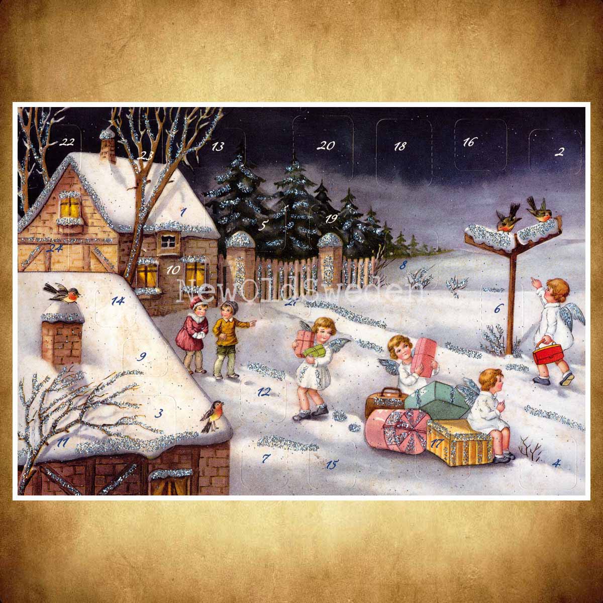 Adventskalender Retro Nostalgi 1 - Änglar - 3