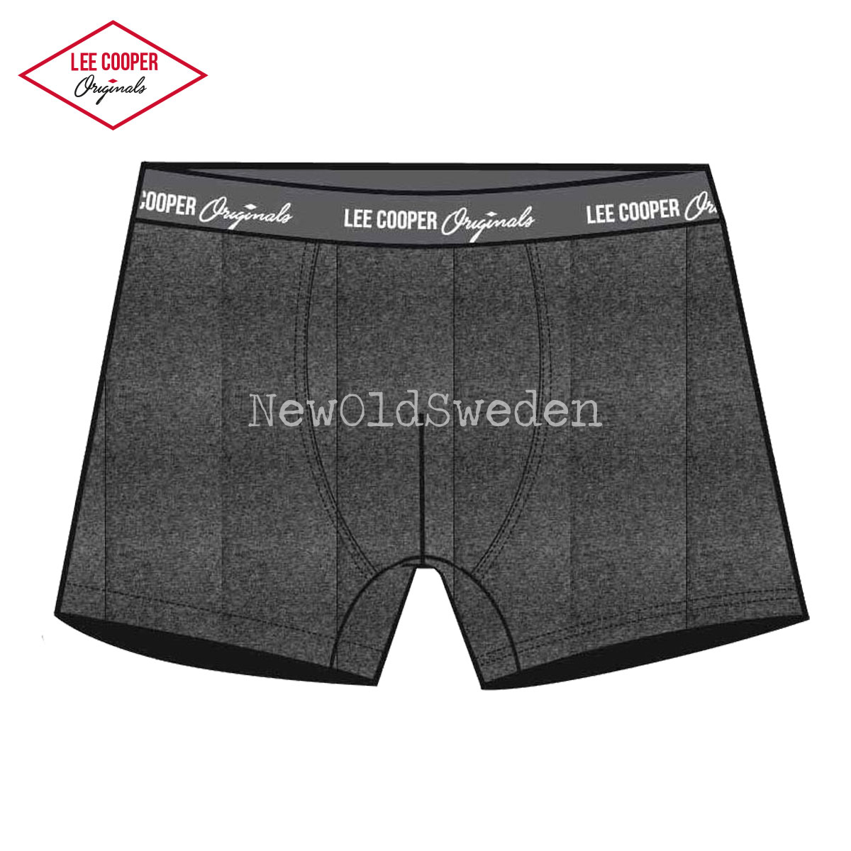 Boxershorts 1-pack - Antracit - Lee Cooper Originals - 1900