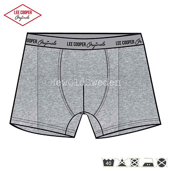 Boxershorts 1-pack - Ljusgrå Lee Cooper Originals - 1900