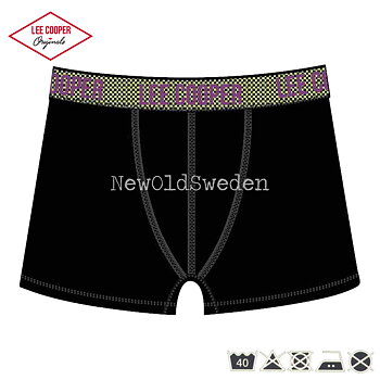 Boxer Svart/Lila XX-LARGE Lee Cooper Originals - 2200