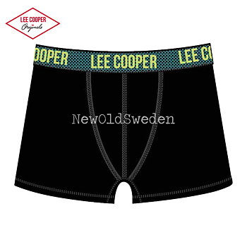 Boxer Svart/Lime XX-LARGE Lee Cooper Originals - 2200