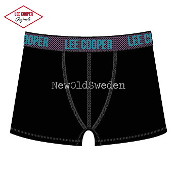 Boxer 1-pack - Stl. Large - Svart/Blå Lee Cooper Originals - 2200