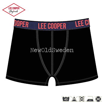 Boxer Svart/Korall XX-LARGE Lee Cooper Originals - 2200
