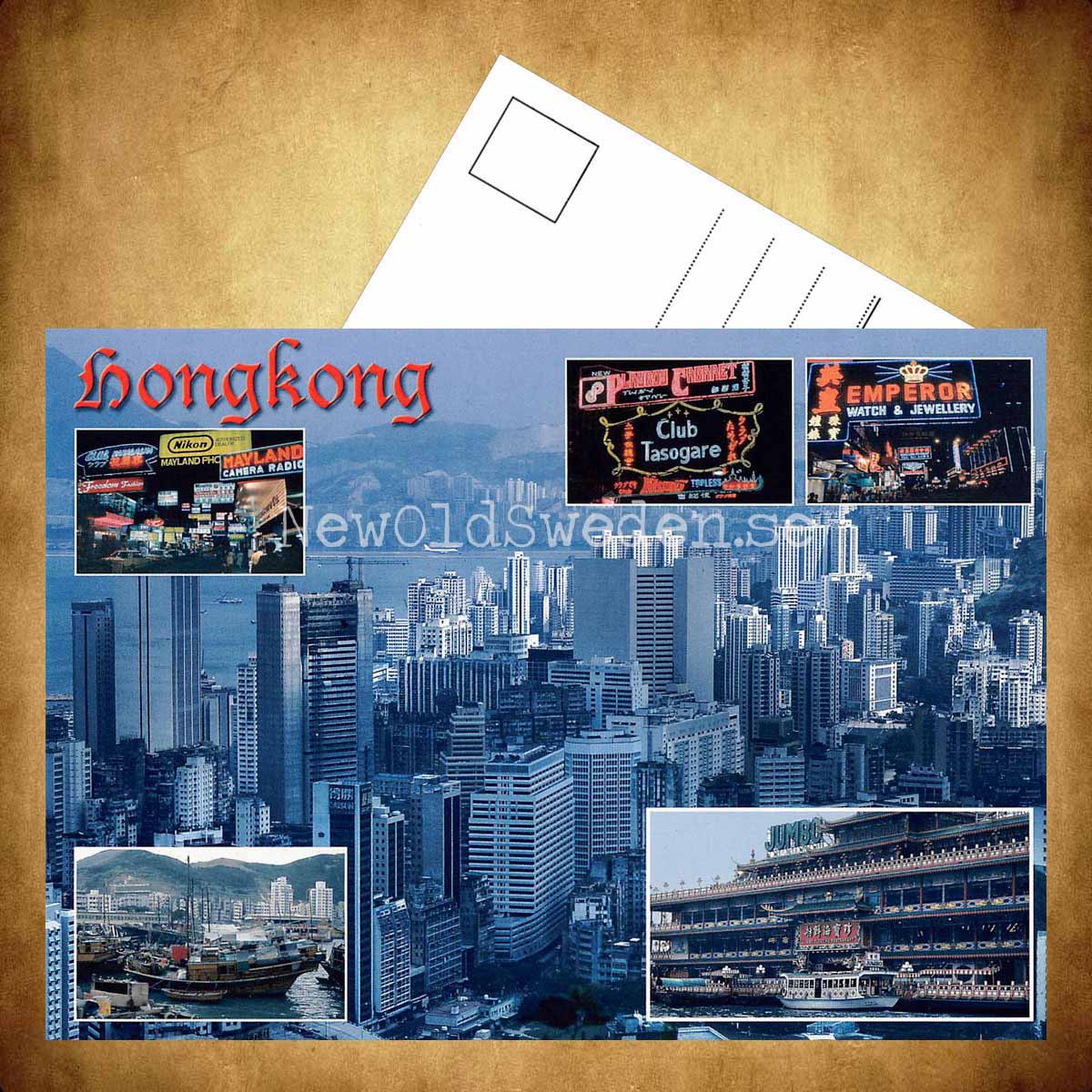 HongKong - Vykort A5 - 3