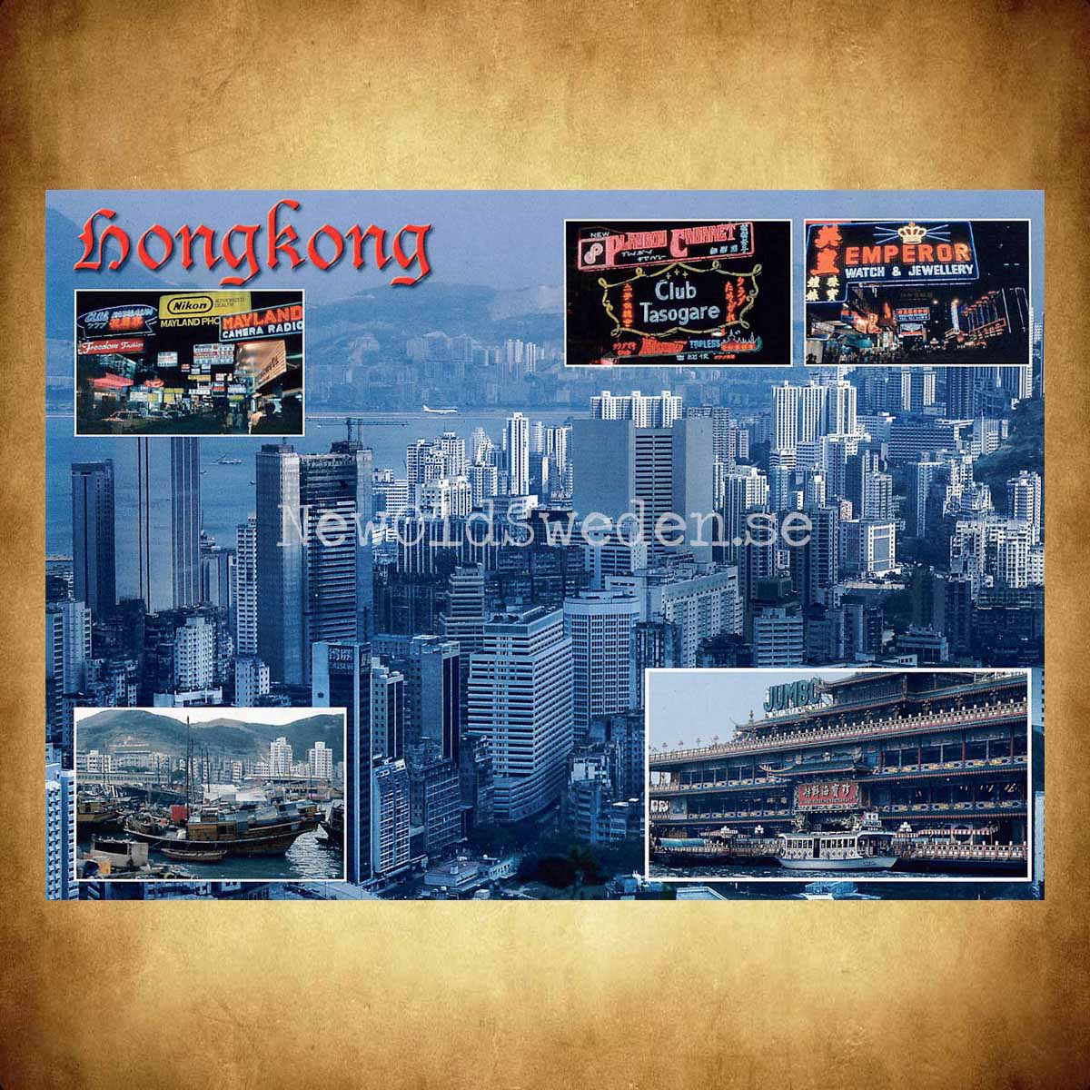 HongKong - Vykort A5 - 2