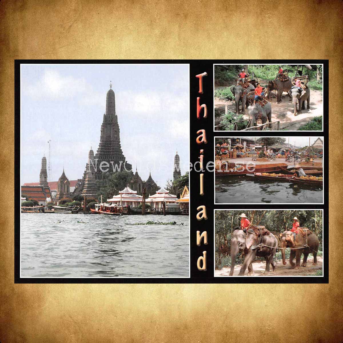 Thailand - Vykort A5 - 2