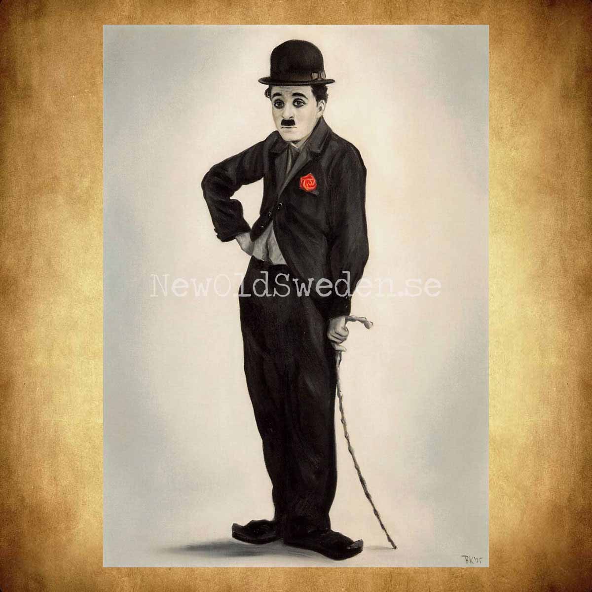 Charlie Chaplin - Vykort A5 - 2