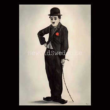 Charlie Chaplin - Vykort A5