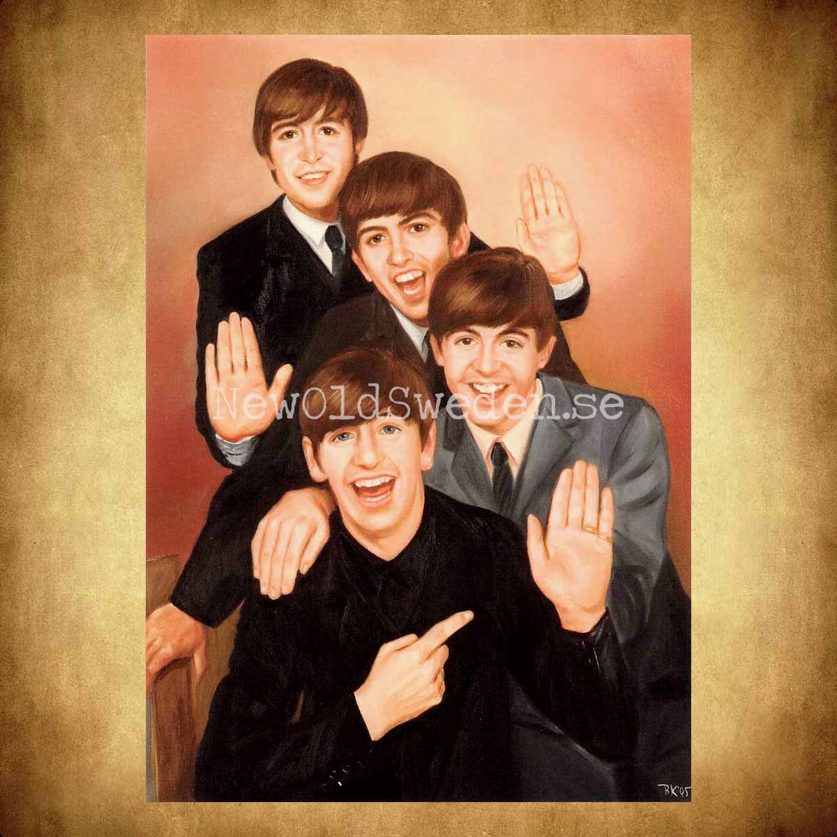 The Beatles - Vykort A5 - 2
