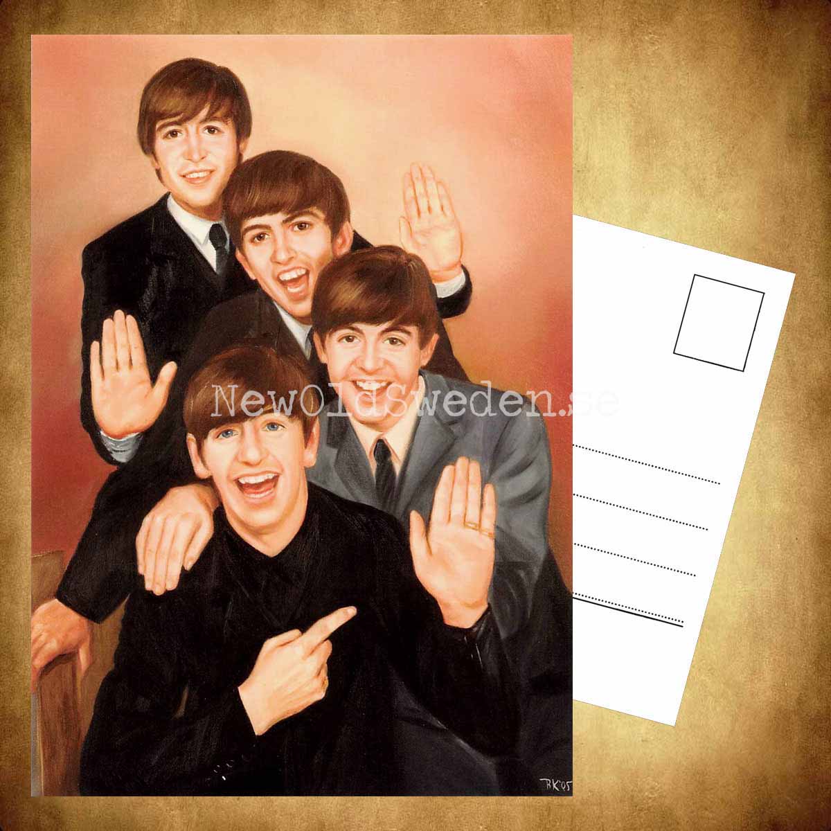 The Beatles - Vykort A5 - 3