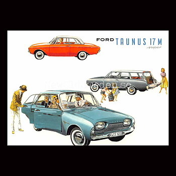 Ford Taunus 17 M Super - Vykort A5