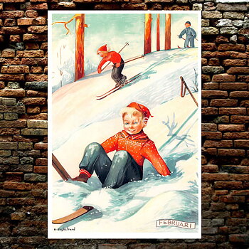 Februari Månadskort Kerstin Frykstrand - 1440